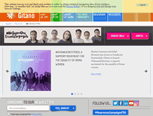 Tablet Screenshot of gitanos.org